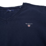 GANT Jumper Sweater Pullover Men Blue Cotton Size S, detail view 3, image 5 of 7