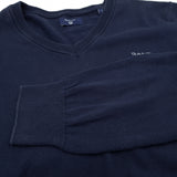 GANT Jumper Sweater Pullover Men Blue Cotton Size S, detail view 5, image 7 of 7