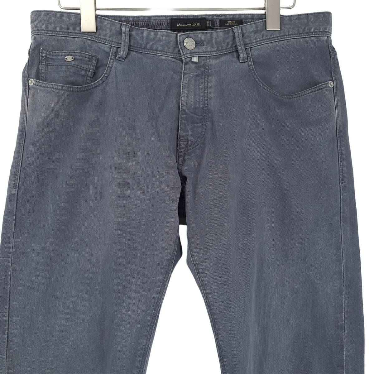 Massimo Dutti Jeans Slim Men Stretch Straight Size W32 L32, back view, image 2 of 6