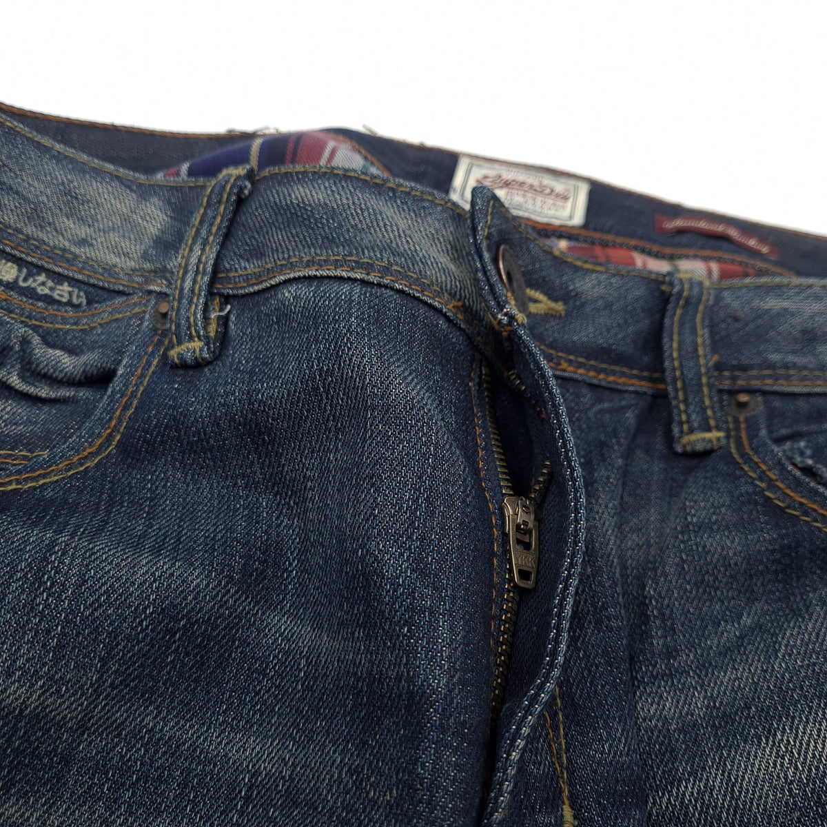 Vintage Superdry Jeans Women Slim Skinny Size W32 L32, detail view 5, image 7 of 8