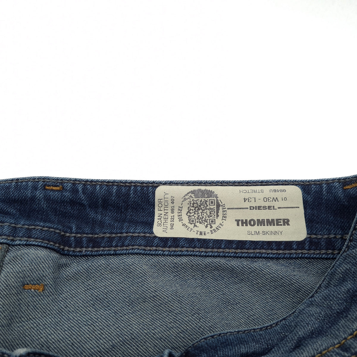 Diesel Jeans Thommer 084BU Men Stretch Slim Skinny Size W30 L34, detail view 3, image 5 of 8