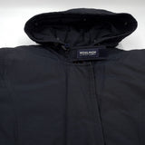 Woolrich Parka Jacket Blue Down Water Resistant Hooded Feather Women Size S, detail view 5, image 7 of 8