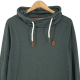 Naketano Pullover Hoodie Green Cotton Classic Men Size S, back view, image 2 of 6