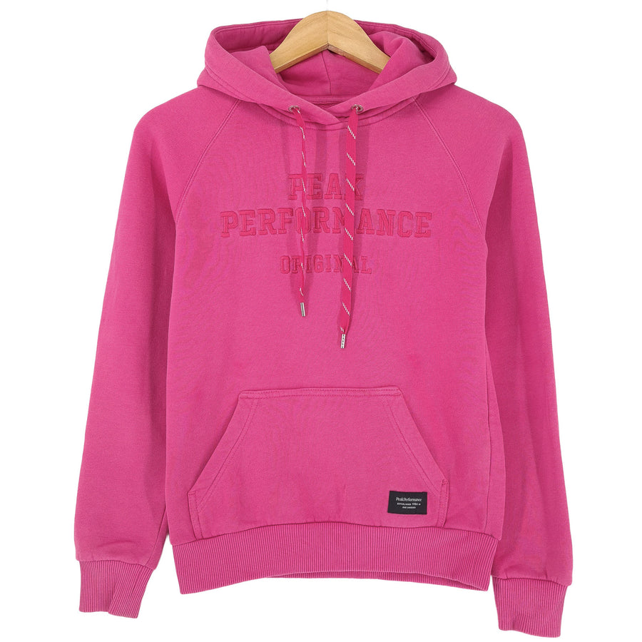 Peak Performance Damskie Pullover bluza z kapturem Pink bawełna klasyczne rozmiar XS