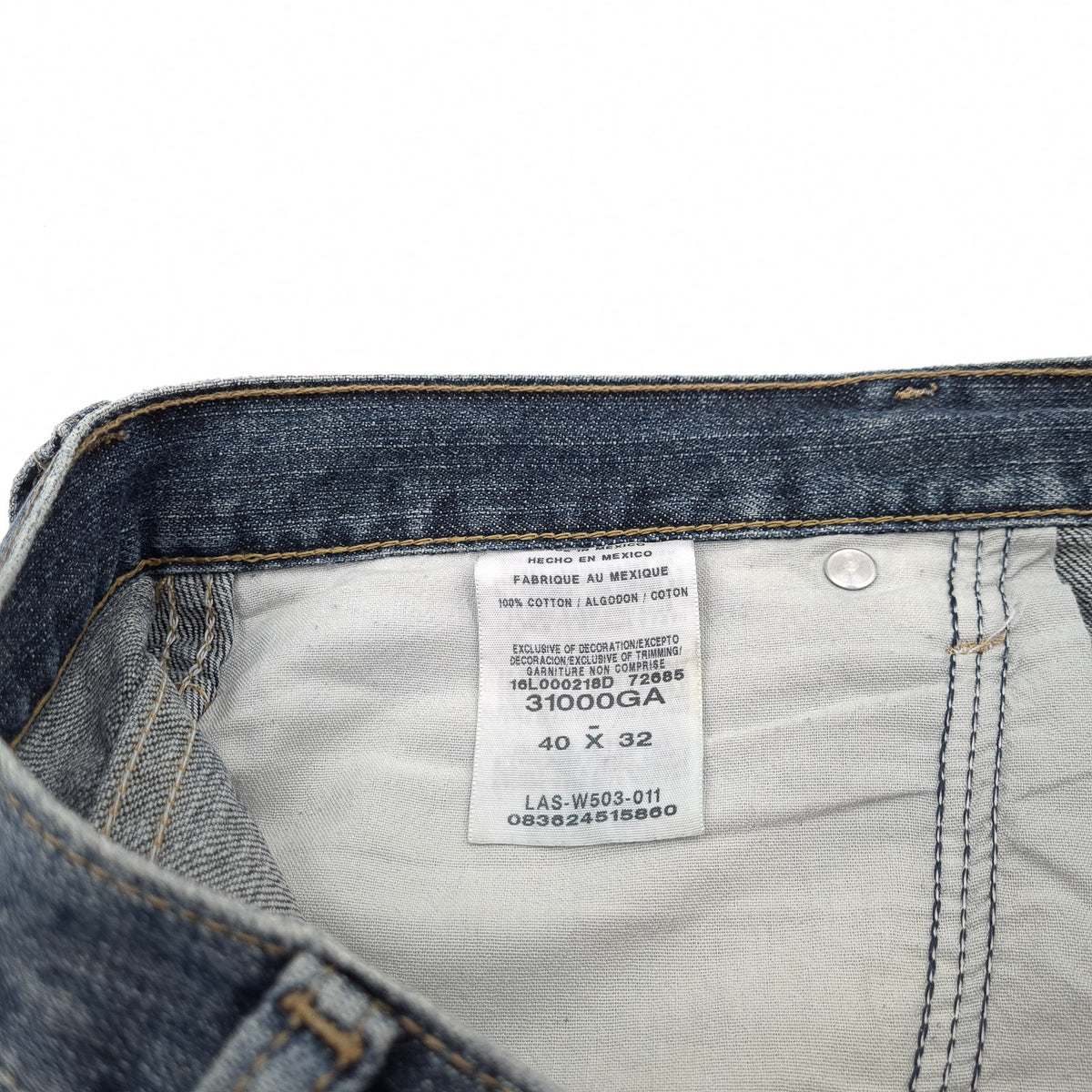 Vintage Wrangler Jeans Men Regular Straight Size W40 L32, detail view 5, image 7 of 7