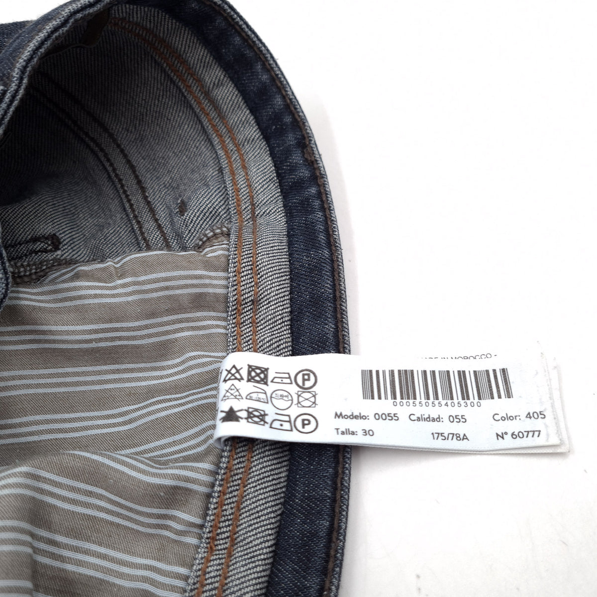 Massimo Dutti Jeans Slim Men Stretch Straight Size W30 L32, detail view 6, image 8 of 9