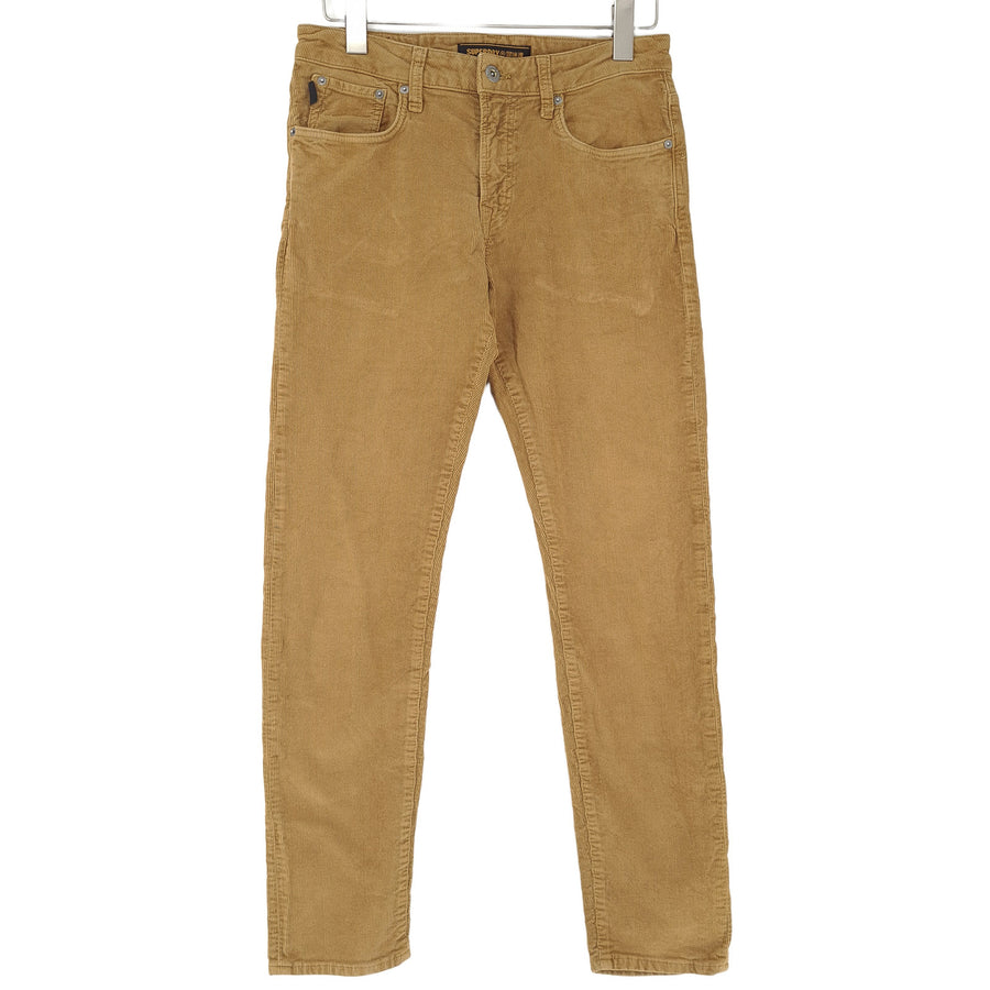 Vintage Superdry Jeans Slim Corduroy Men Stretch Straight Size W30 L32