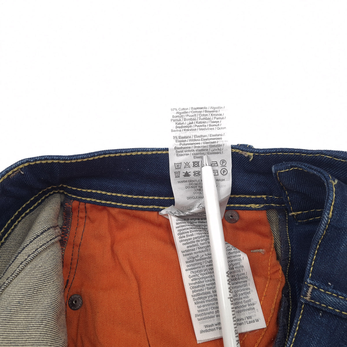 Jack & Jones Jeans Tim Men Stretch Slim Straight Size W27 L32, detail view 8, image 10 of 10