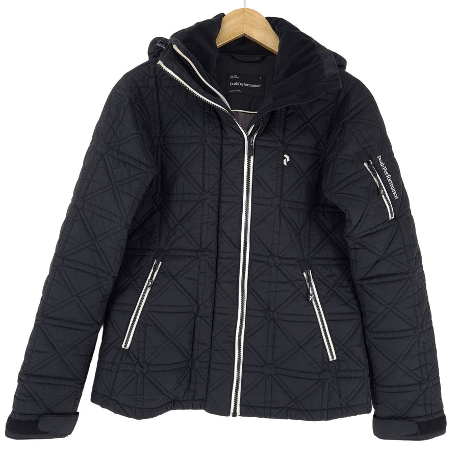 Peak Performance Quilted veste noir déperlant Femme taille S