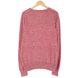 Superdry Mens Pullover Sweater Red Cotton Classic Knit Knitwear Size XL, detail view 1, image 3 of 8