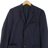 HUGO BOSS Mens Blazer Check Virgin Wool Sport Coat Size EU 52 UK/US 42R, back view, image 2 of 8