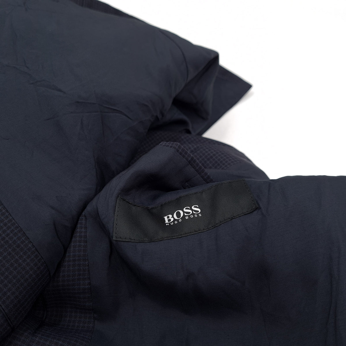 HUGO BOSS Mens Blazer Check Virgin Wool Sport Coat Size EU 52 UK/US 42R, detail view 2, image 4 of 8