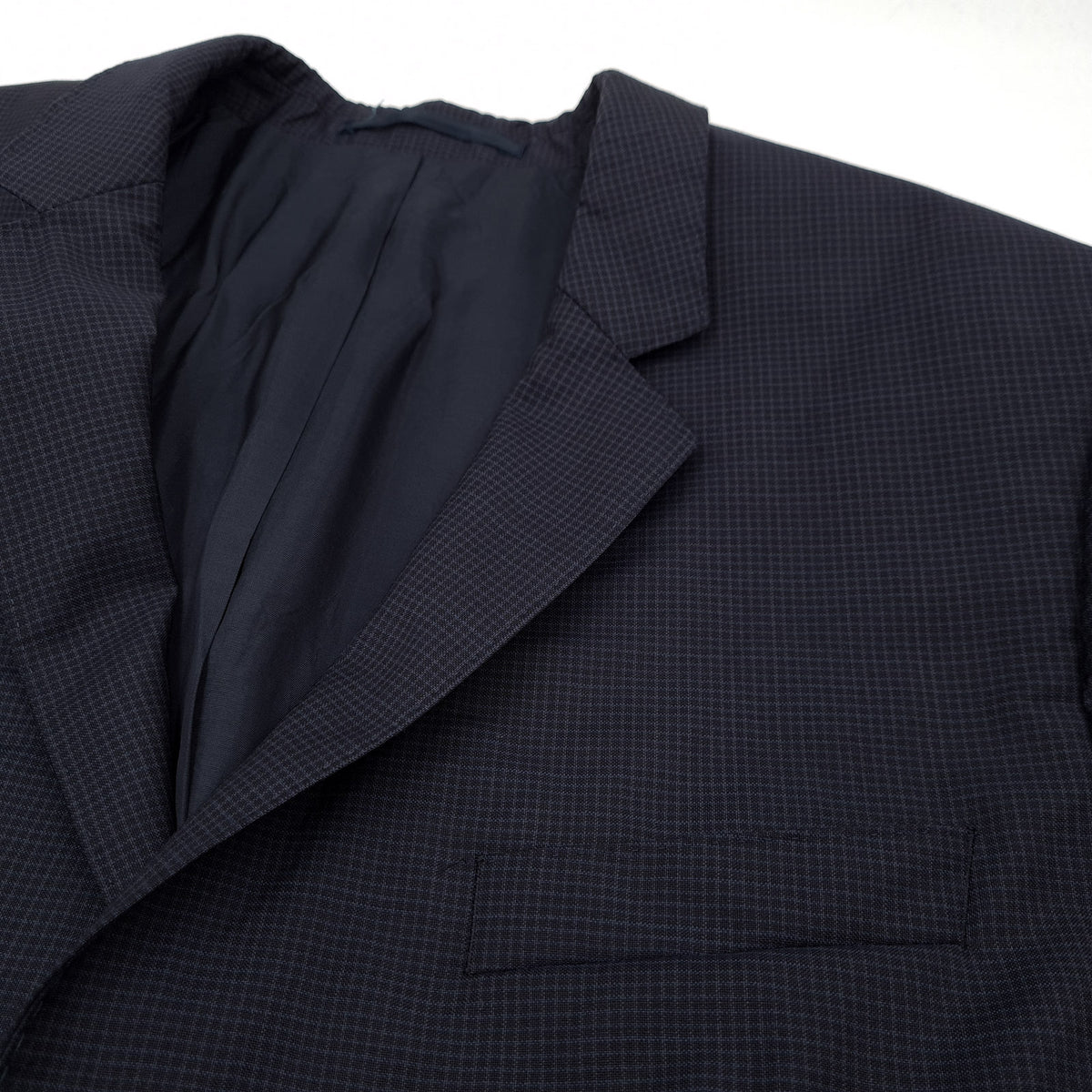 HUGO BOSS Mens Blazer Check Virgin Wool Sport Coat Size EU 52 UK/US 42R, detail view 5, image 7 of 8