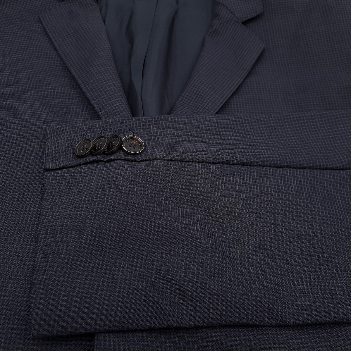 HUGO BOSS Mens Blazer Check Virgin Wool Sport Coat Size EU 52 UK/US 42R, detail view 6, image 8 of 8