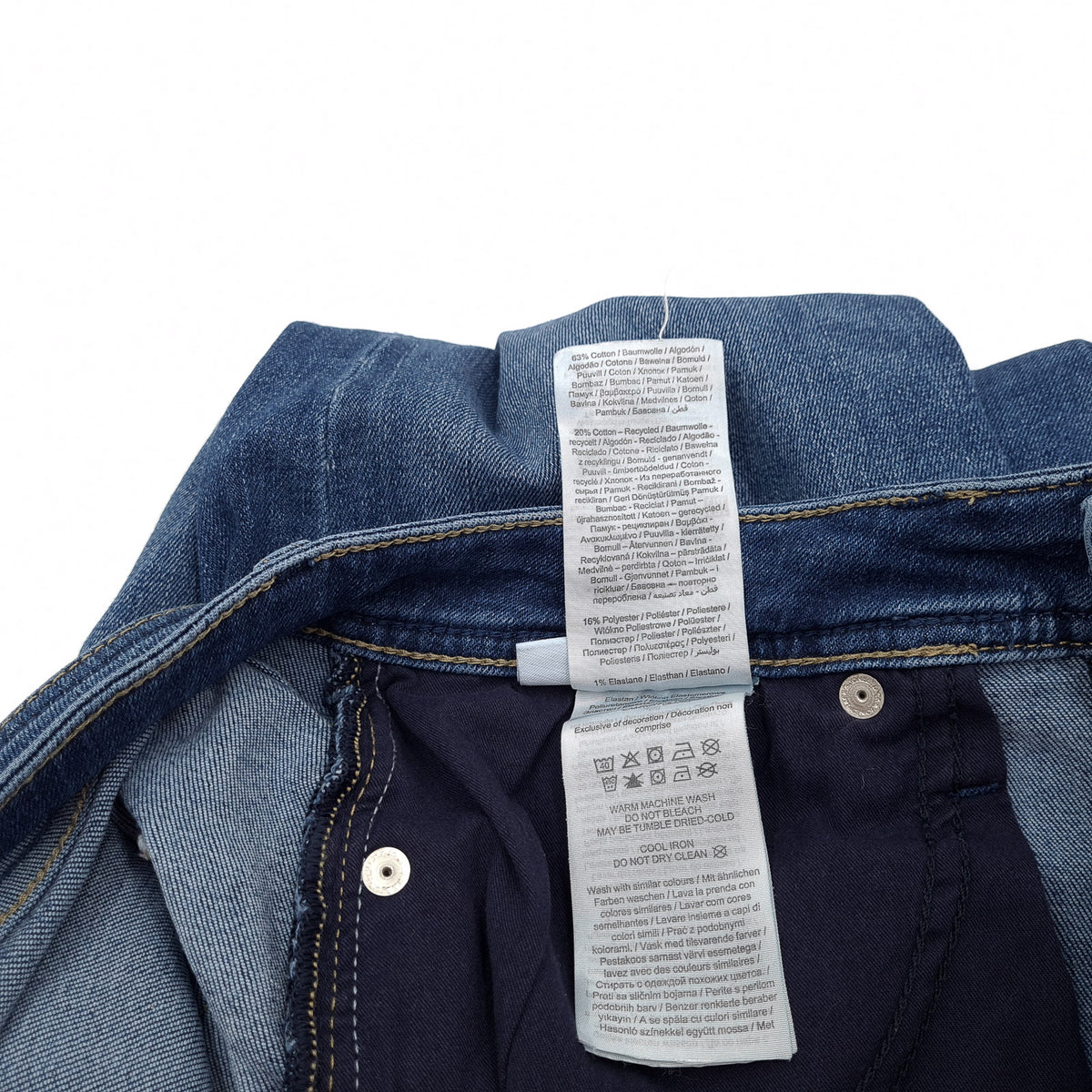 Jack & Jones Jeans Clark Men Stretch Regular Straight Size W29 L32, detail view 8, image 10 of 10