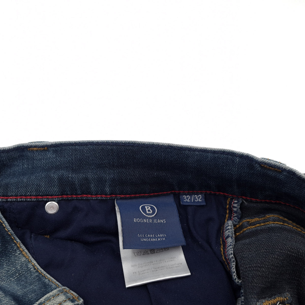 Vintage Bogner Jeans Leo Tapered Women Stretch Slim Size W32 L32, detail view 6, image 8 of 9