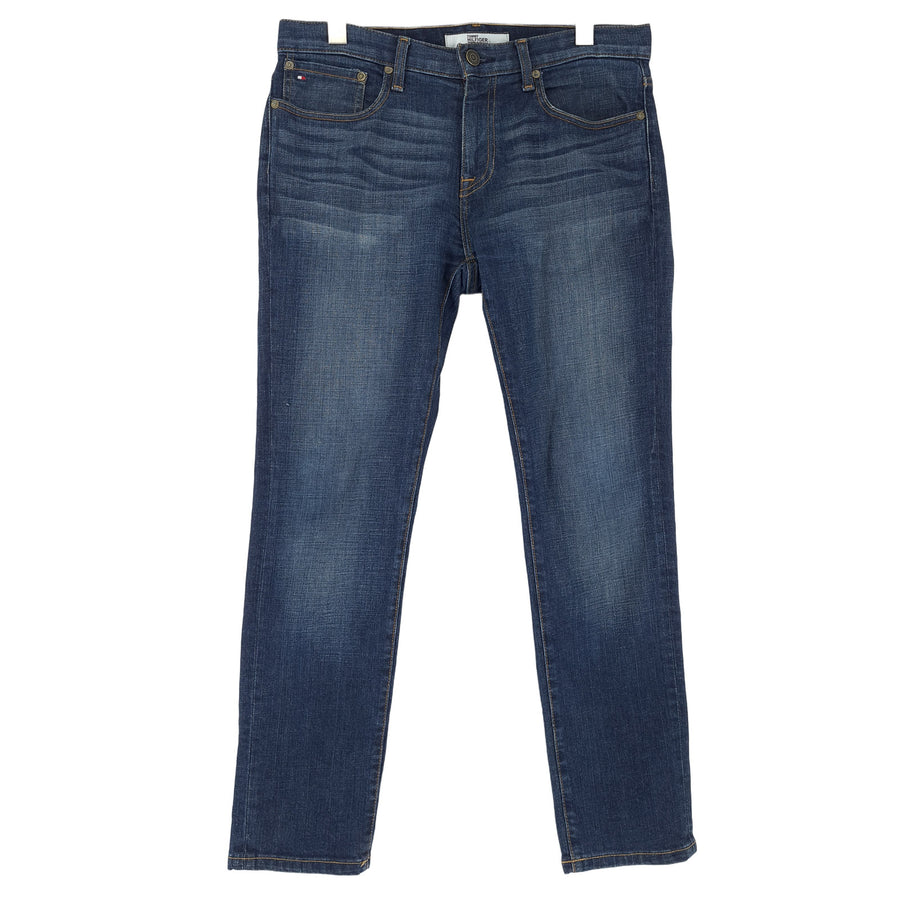 Tommy Hilfiger jeans slim Uomo elasticizzato dritto taglia W31 L30