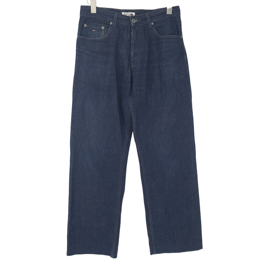 Tommy Hilfiger jeans Flag Uomo ampia comoda dritto taglia W31 L30