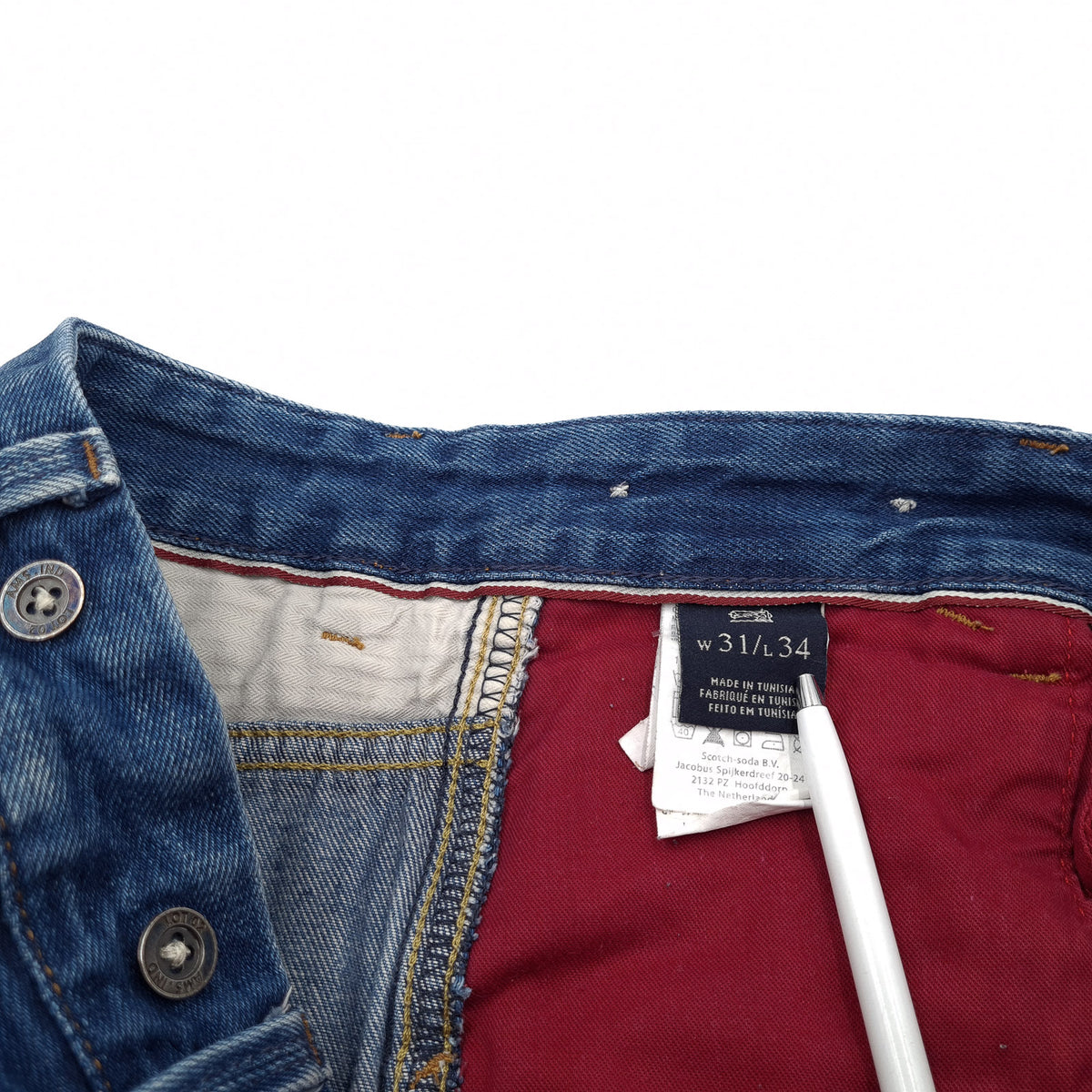 Scotch & Soda Jeans Brewer Men Slim Tapered Size W31 L34, detail view 6, image 8 of 9