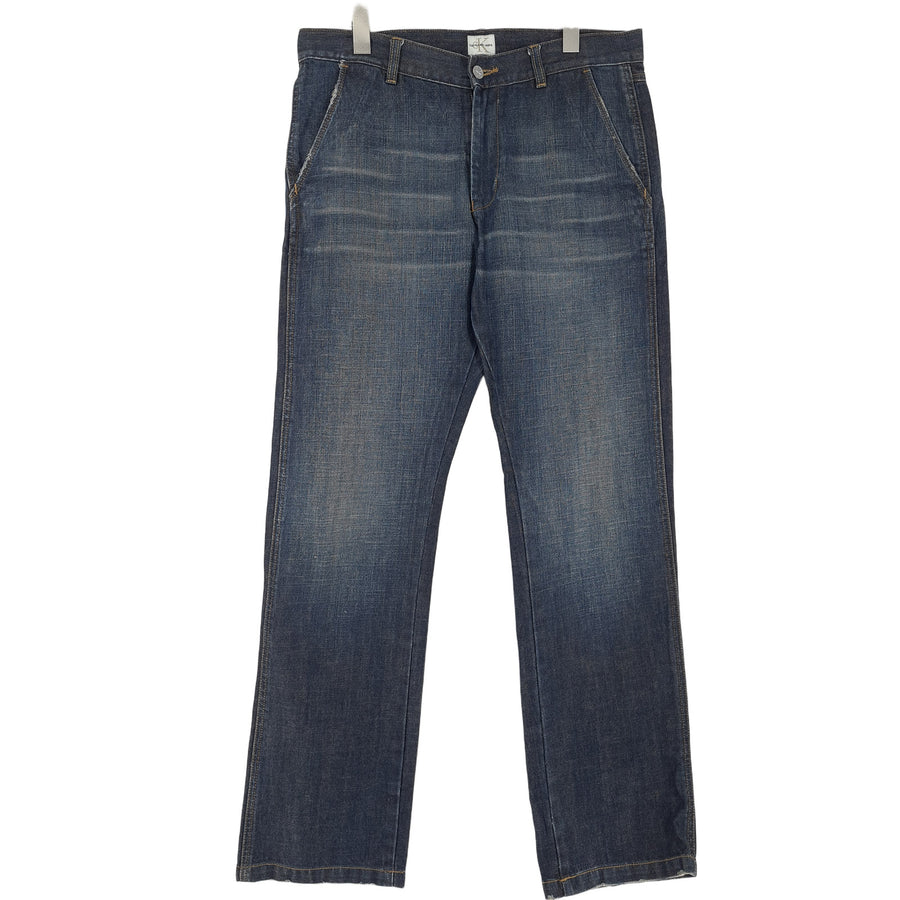 Vintage Calvin Klein jeans Uomo regolare dritto taglia W33 L34
