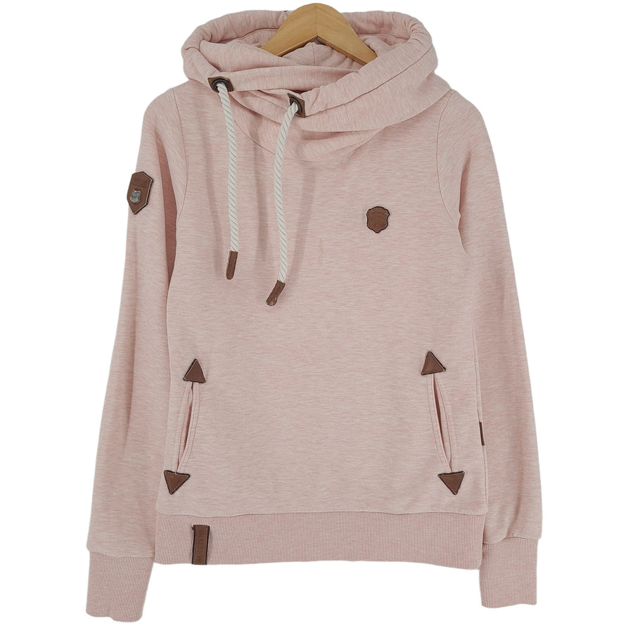 Naketano Pullover sweat à capuche Pink coton classique à capuche sweat Femme taille M