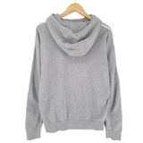 Adidas Vintage Pullover Hoodie Grey Cotton Classic Hooded Sweatshirt Women Size 34, detail view 1, image 3 of 9