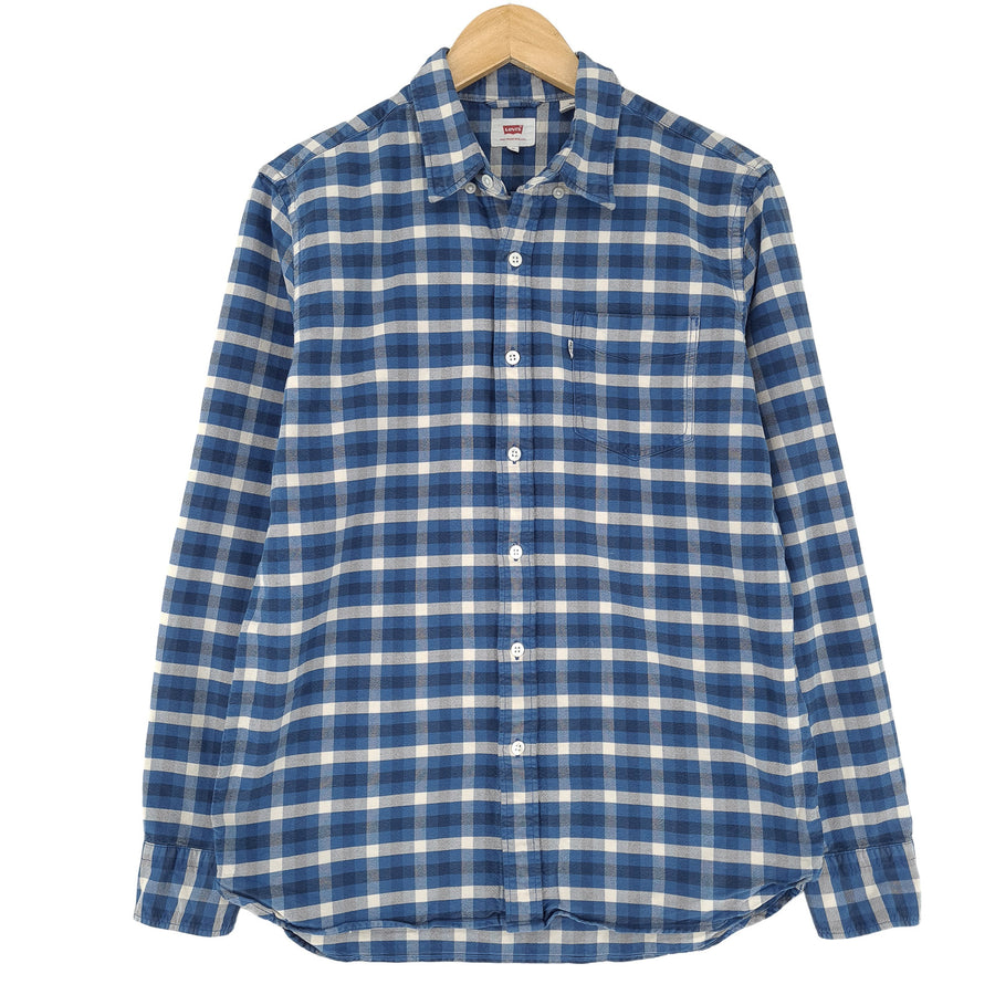 Levi's męska koszula w kratę z guzikami codzienne na co dzień klasyczne rozmiar M