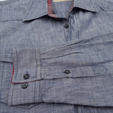Camel Active Mens Shirt Blue Cotton Button Up Casual Everyday Size L, detail view 6, image 8 of 8