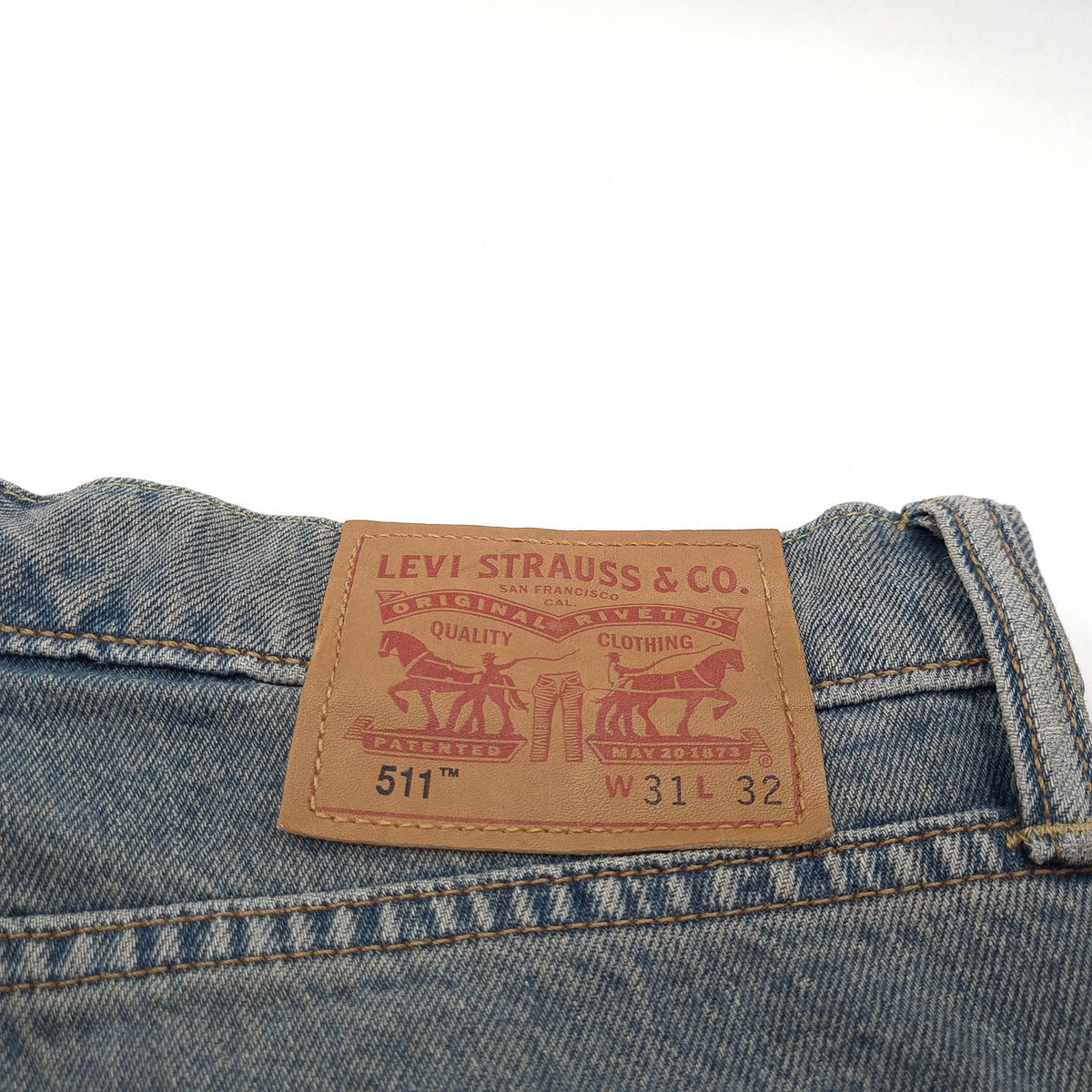 Levi's Jeans 511 Men Stretch Slim Straight Size W31 L30, detail view 3, image 5 of 8