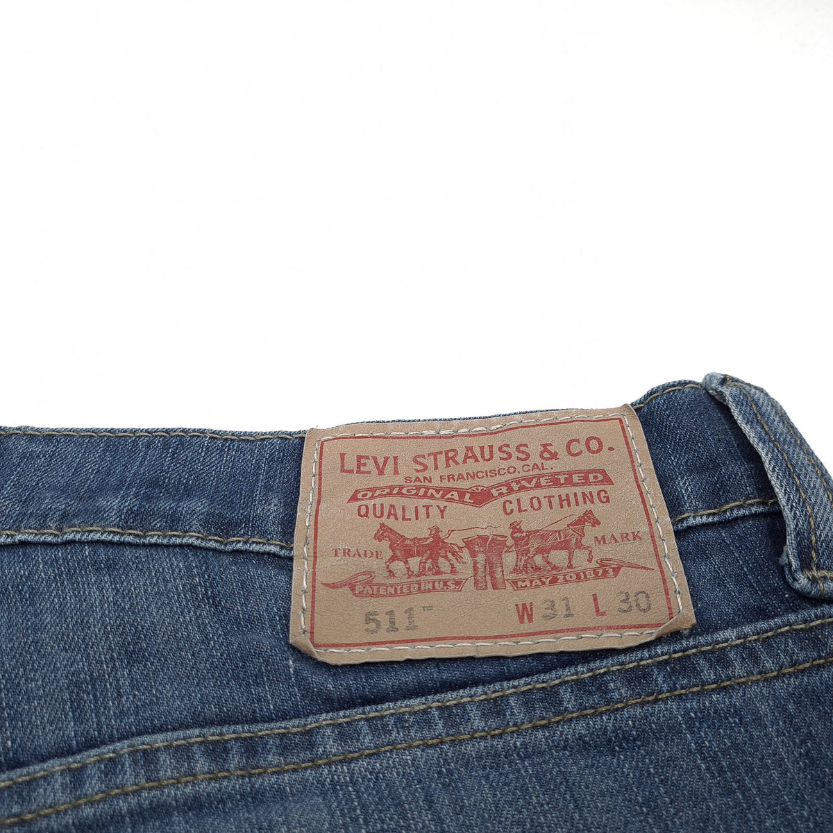 Levi's Jeans 511 Men Stretch Slim Straight Size W31 L30, detail view 3, image 5 of 7