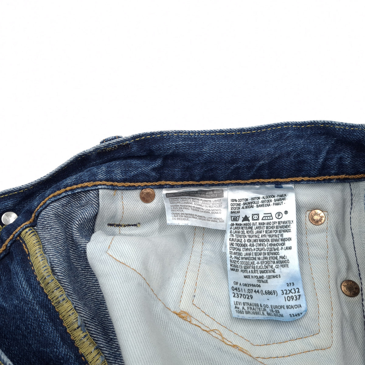 Levi's Jeans 511 Men Slim Straight Size W32 L32, detail view 5, image 7 of 8