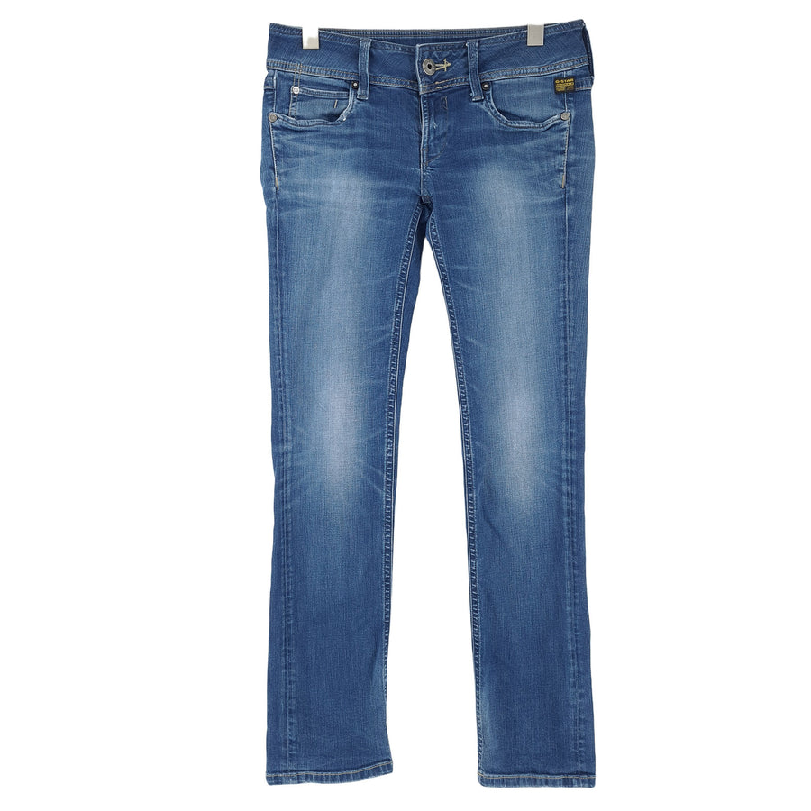 Vintage G-Star jean Ford droit Femme stretch classique taille W28 L32