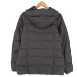 Jack Wolfskin Vintage Puffer Down Jacket Grey Water Resistant Hooded Women Size XS, detail view 1, image 3 of 9