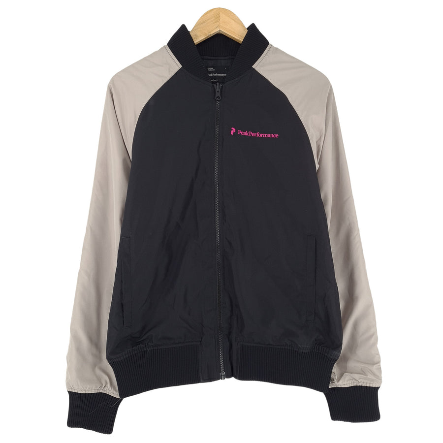 Peak Performance Vintage blouson aviateur noir Outdoor décontracté Femme taille L