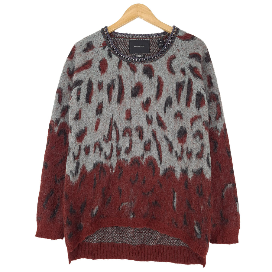 Maison Scotch Vintage Pullover sweter Mohair krój luźny dzianina Damskie rozmiar M
