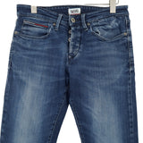 Vintage Tommy Hilfiger Jeans Scanton Men Stretch Slim Straight Size W31 L30, back view, image 2 of 11