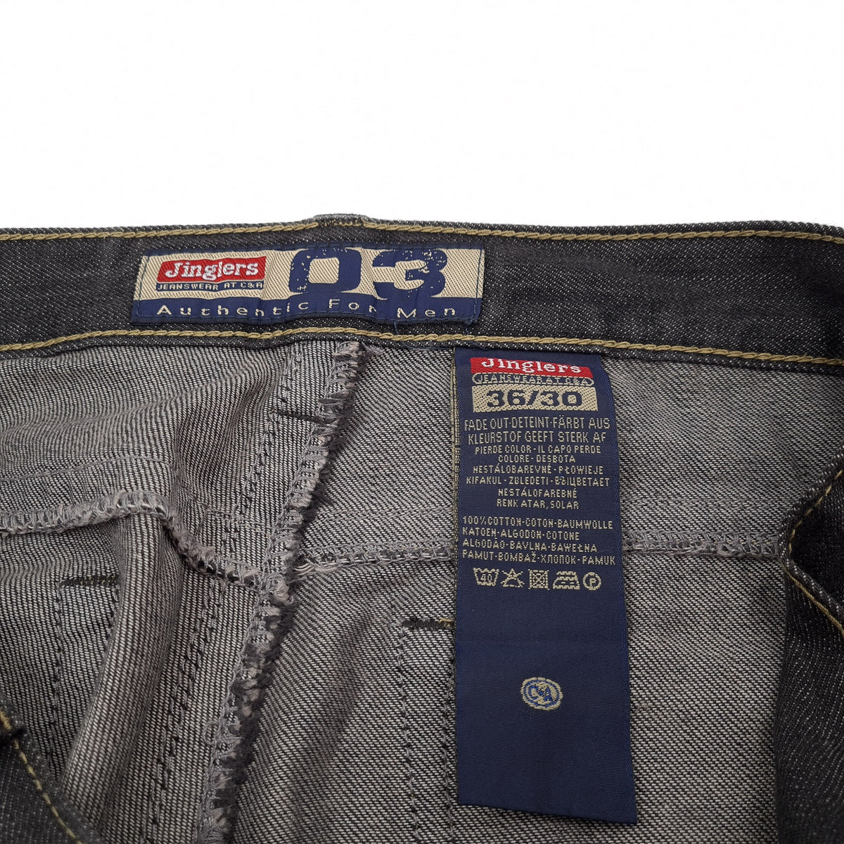 Vintage Jinglers Jeans Men Regular Straight Size W36 L30, detail view 5, image 7 of 7