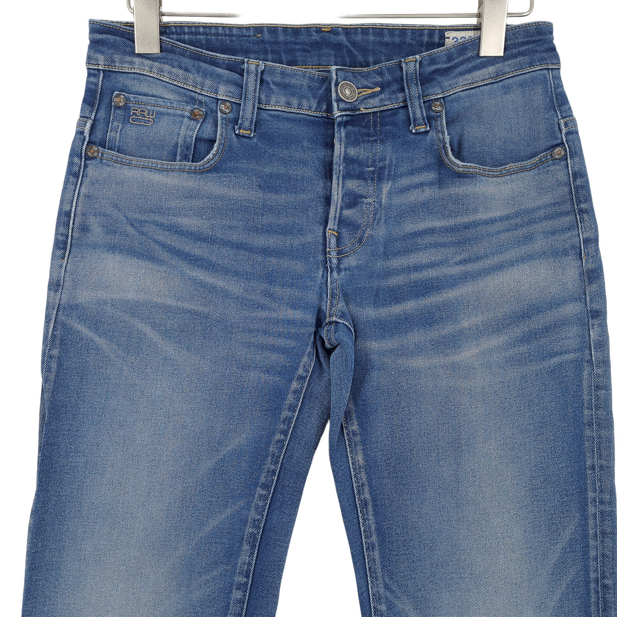 Vintage G-Star Jeans 3301 Low Tapered Men Stretch Regular Size W29 L32, back view, image 2 of 9