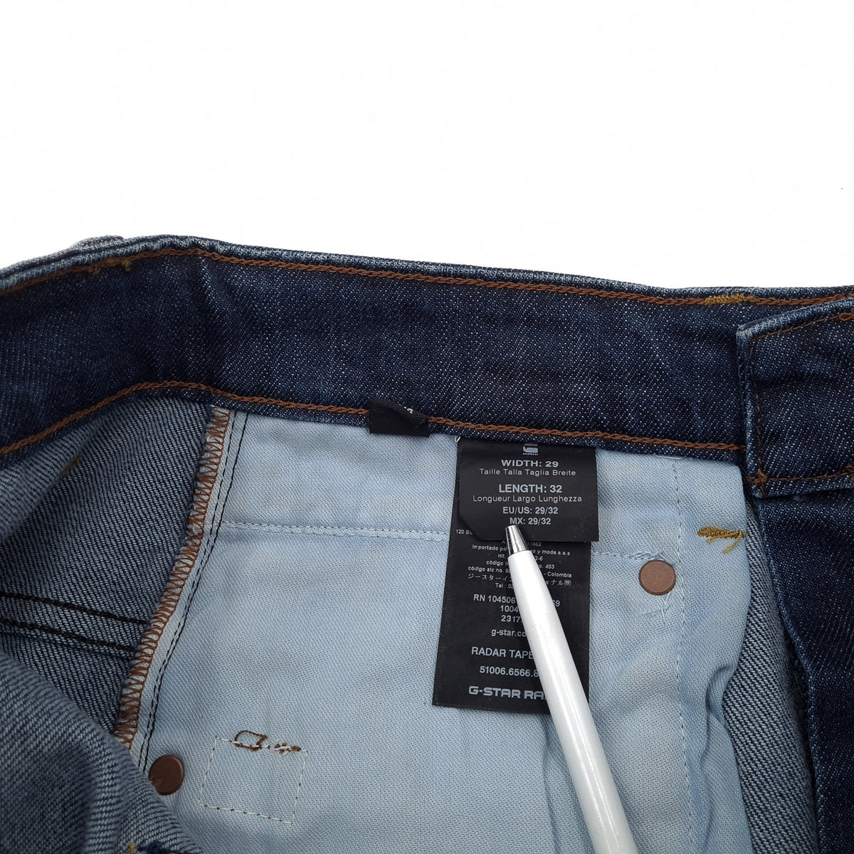 Vintage G-Star Jeans Radar Tapered Men Regular Size W29 L32, detail view 5, image 7 of 9