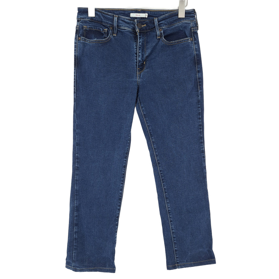 Vintage Levi's jean 712 slim Femme droit taille W29 L26