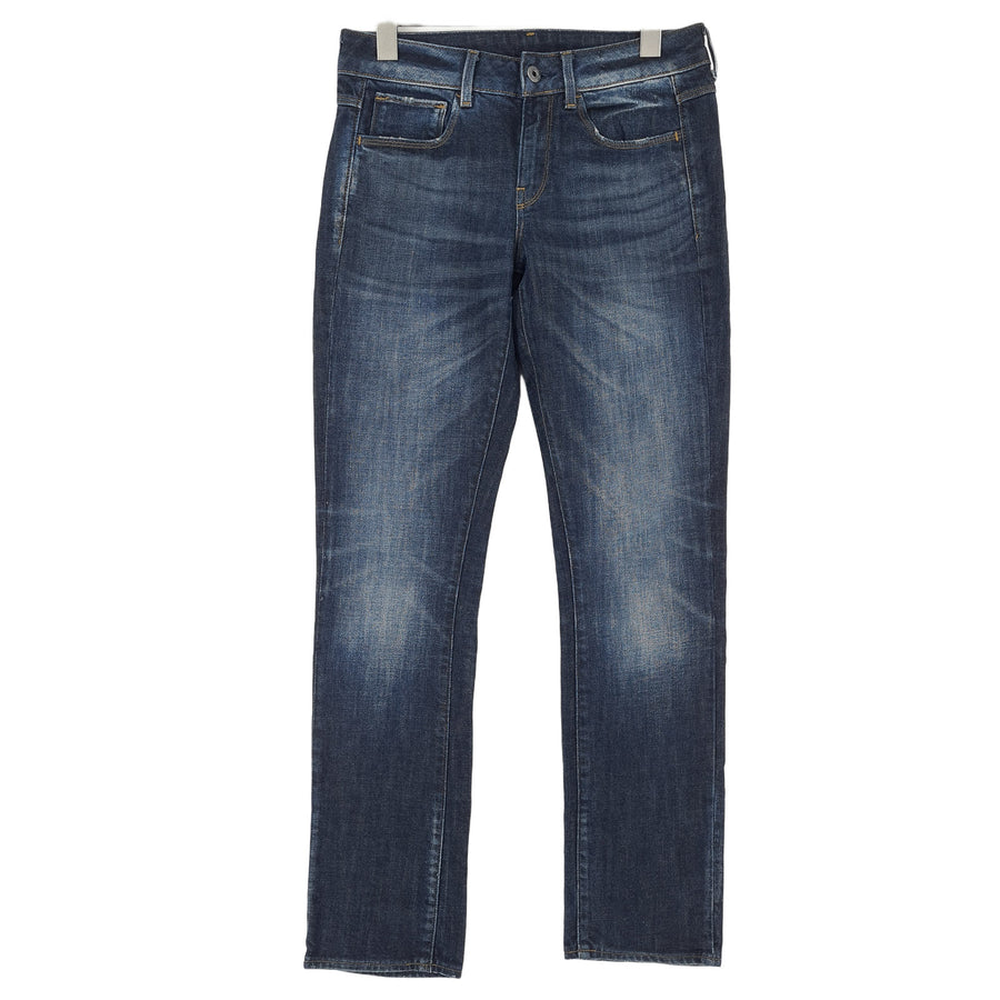 Vintage G-Star jean 3301 Deconst Mid droit Femme slim taille W28 L30