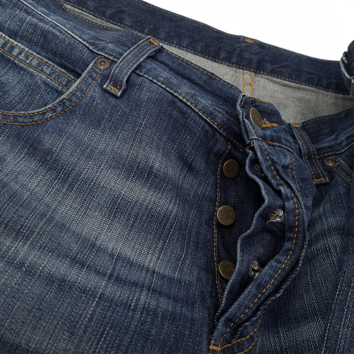 Vintage Lee Jeans Knox Men Regular Straight Size W36 L30, detail view 4, image 6 of 8