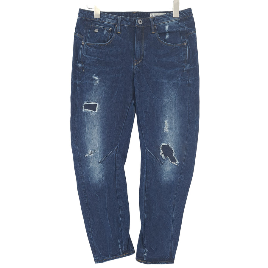 Vintage G-Star Jeans Arc 3D Low Boyfriend Jeans Damen Relaxed Fit Größe W27 L28