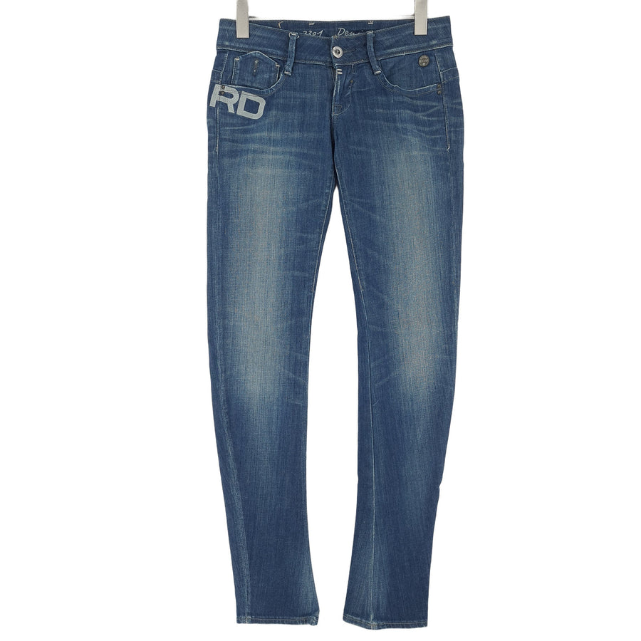 Vintage G-Star jean Royce skinny Police Embro Femme slim taille W27 L32