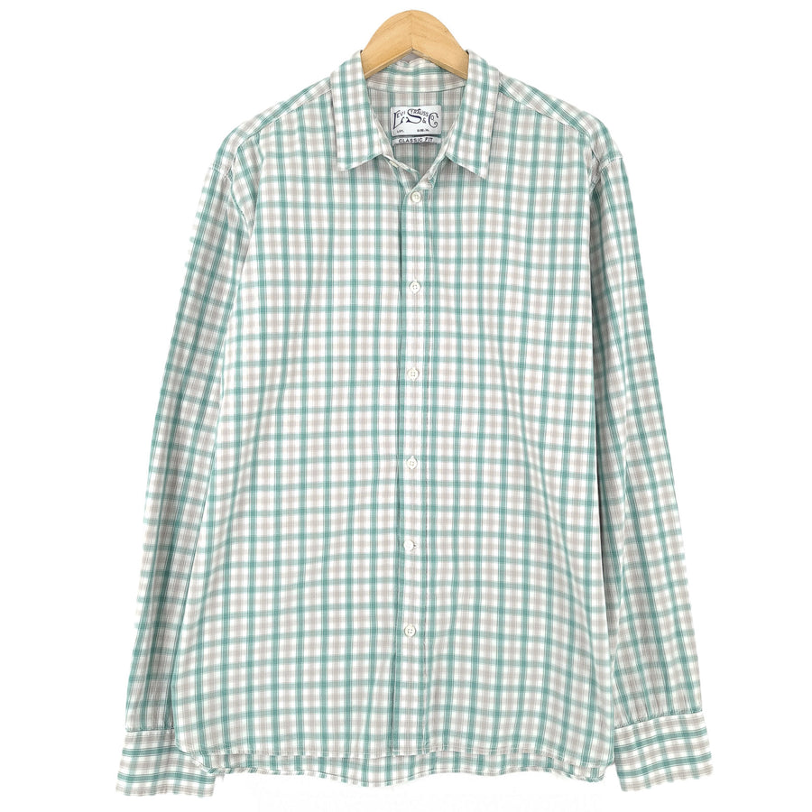 Levi's Vintage męska koszula bawełniana w kratę zapinana na guziki klasyczne Fit codzienne rozmiar XL