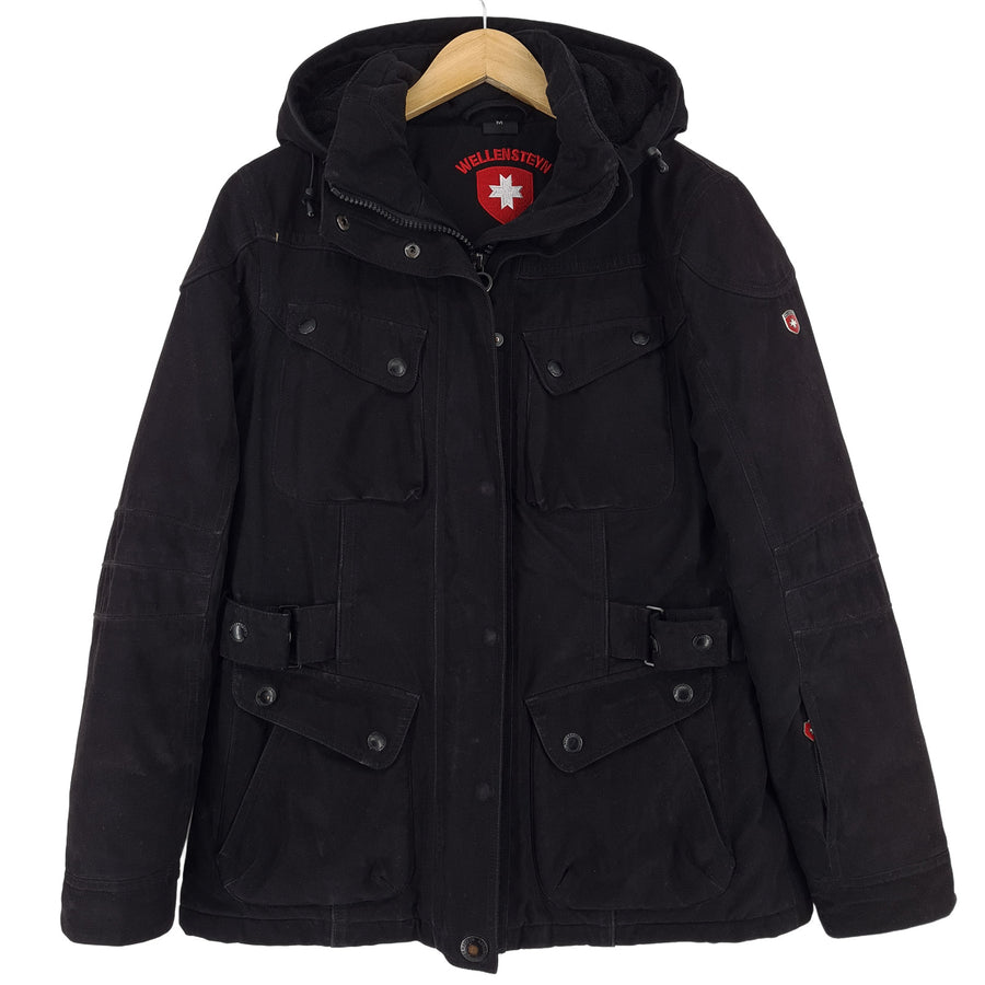 Wellensteyn Vintage Parka kurtka czarny nieprzemakalna z kapturem Outdoor Damskie rozmiar M