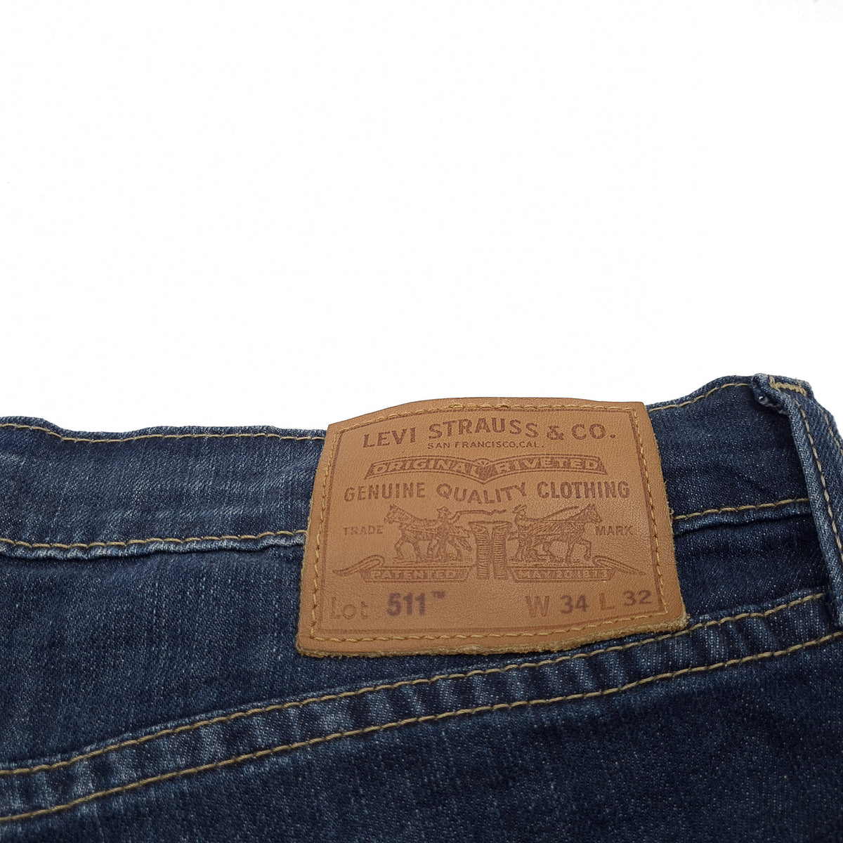 Levi's Jeans 511 Men Stretch Slim Straight Size W34 L32, detail view 3, image 5 of 10