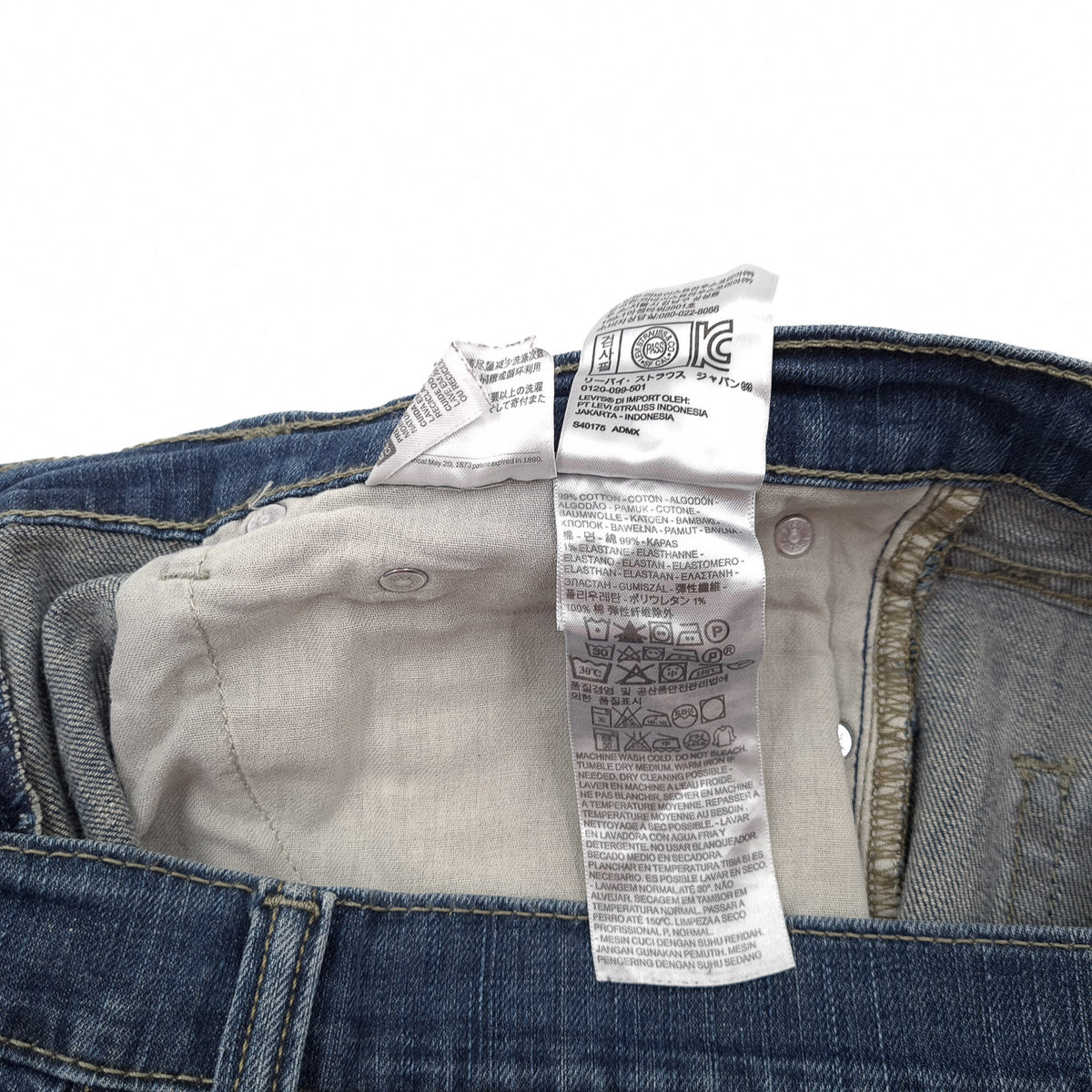 Levi's Jeans 511 Men Stretch Slim Straight Size W34 L34, detail view 6, image 8 of 9