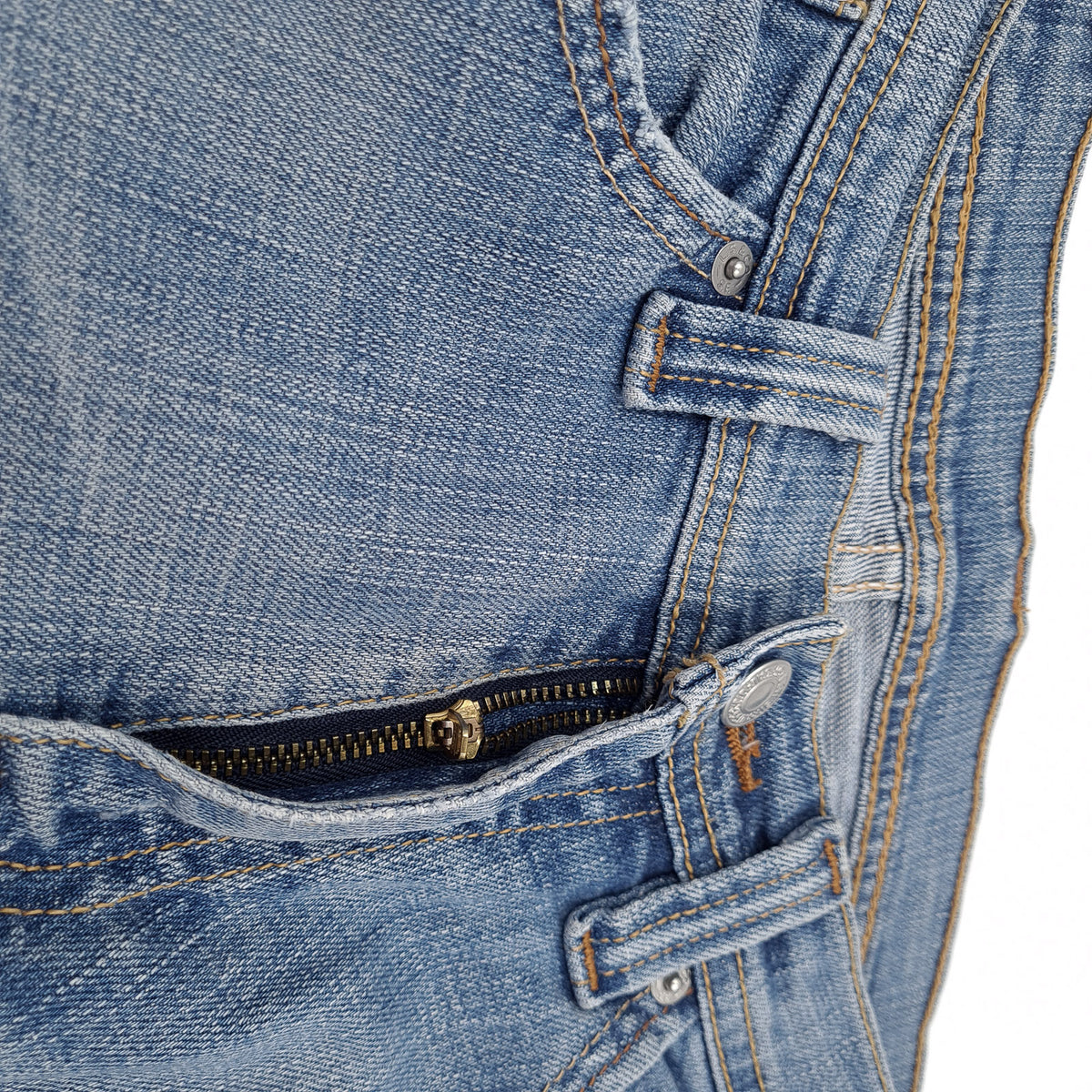 Vintage Levi's Jeans 524 Men Stretch Slim Straight Size W31 L32, detail view 3, image 5 of 6