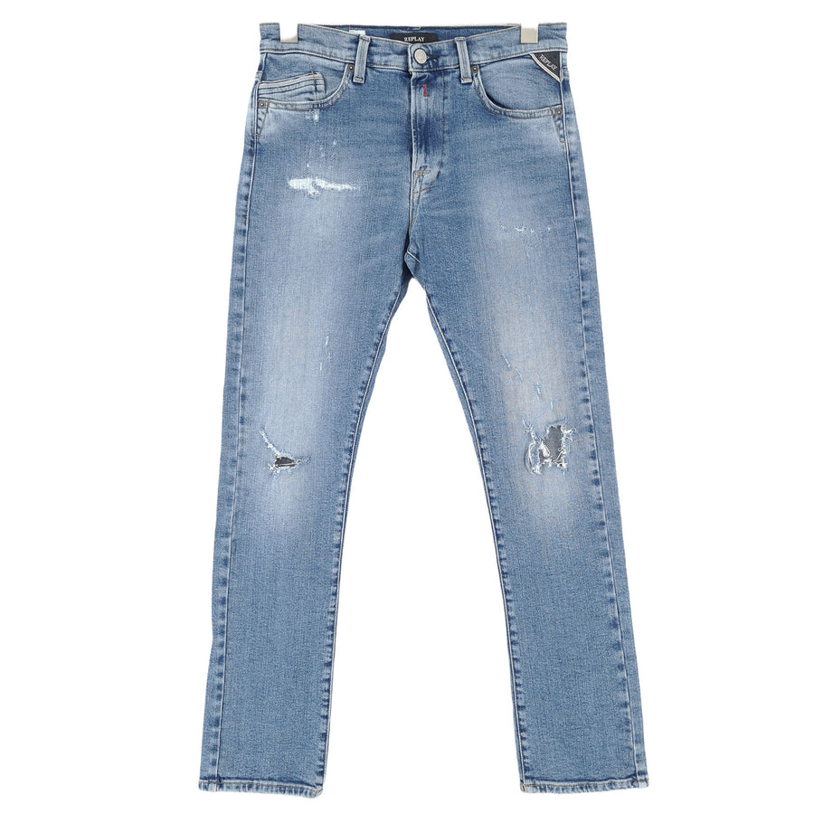 Replay jeans Mini Waitom Uomo elasticizzato slim dritto taglia W28 L30